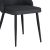 Καρέκλα Remis pakoworld ανθρακί ύφασμα-πόδι μαύρο μέταλλο 49x61x91εκ |  Καρέκλες στο espiti