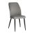 Καρέκλα Vika pakoworld γκρι ύφασμα-πόδι μαύρο μέταλλο 48x58x90εκ |  Καρέκλες στο espiti