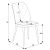Καρέκλα Vika pakoworld εκρού ύφασμα-πόδι μαύρο μέταλλο 48x58x90εκ |  Καρέκλες στο espiti
