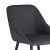 Καρέκλα Loukrizia pakoworld ανθρακί ύφασμα-πόδι μαύρο μέταλλο 56x63.5x82εκ |  Καρέκλες στο espiti