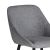 Καρέκλα Loukrizia pakoworld ανοιχτό γκρι ύφασμα-πόδι μαύρο μέταλλο 56x63.5x82εκ |  Καρέκλες στο espiti