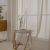 Κουρτίνα γάζα μονόχρωμη με 8 μεταλλικούς κρίκους Sharp Art 8448 140x270 Άμμου   Beauty Home |  Ετοιμες κουρτίνες με σχέδιο στο espiti