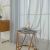 Κουρτίνα γάζα μονόχρωμη με 8 μεταλλικούς κρίκους Sharp Art 8448 140x270 Γκρι   Beauty Home |  Ετοιμες κουρτίνες με σχέδιο στο espiti
