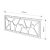 Κρεμάστρα τοίχου Trace Megapap χρώμα λευκό 74,6x1,8x26,6εκ. |  Καλόγεροι -Κρεμάστρες στο espiti