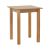 Τραπέζι Zolenio pakoworld μασίφ ξύλο οξιάς με επιφάνεια mdf λούστρο καρυδί 80x80x76εκ |  Τραπέζια στο espiti
