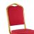 Καρέκλα συνεδρίου Hilton pakoworld στοιβαζόμενη ύφασμα κόκκινο-μέταλλο χρυσό 40x42x92εκ |  Καρέκλες στο espiti
