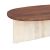 Τραπέζι σαλονιού Simplicity Inart white wash-φυσικό μασίφ ξύλο ακακίας 110x60x40εκ |  Τραπεζάκια σαλονιού στο espiti
