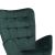 Πολυθρόνα με υποπόδιο Dorita pakoworld βελούδο κυπαρισσί-πόδι μαύρο μέταλλο 68.5x76x103εκ |  Πολυθρόνες σαλονιού στο espiti