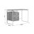 Γραφείο εργασίας με συρτάρια Clarity pakoworld μελαμίνης φυσικό-λευκό 120x60x75εκ |  Γραφεία στο espiti