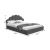 Κρεβάτι διπλό Wardie pakoworld βελούδο ανθρακί με αποθηκευτικό χώρο 160x200εκ |  Κρεβάτια στο espiti