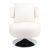 Πολυθρόνα με μαξιλάρι Percival pakoworld μπουκλέ ύφασμα λευκό-βάση χρωμίου 76x67x76εκ |  Πολυθρόνες σαλονιού στο espiti