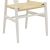 Καρέκλα Wishbone pakoworld λευκό rubberwood-έδρα φυσικό σχοινί 53x55x76εκ |  Καρέκλες στο espiti
