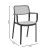 Πολυθρόνα Westley pakoworld pp φυσικό-μαύρο 58x47x81εκ |  HOT DEALS στο espiti