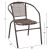ΠΟΛΥΘΡΟΝΑ ΕΞ.ΧΩΡΟΥ LEDAN HM5977.02 ΜΕΤΑΛΛO & TEXTILENE ΚΑΦΕ 55x58x72Υεκ. |  Πολυθρόνες κήπου στο espiti