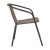 Tραπεζαρία Obbi-Watson pakoworld σετ 3τεμ καφέ μέταλλο-pe rattan 60x60x70εκ |  Σετ τραπεζαρία κήπου στο espiti