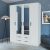 Ντουλάπα Τετράφυλλη Simple 4D2D Λευκή 160x52x205cm AlphaB2B |  Ντουλάπες ρούχων στο espiti