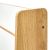 Ραφιέρα Crane pakoworld φυσικό-λευκό mdf 57x34x55εκ |  Ντουλάπια στο espiti