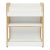 Ραφιέρα Seagull pakoworld φυσικό-λευκό mdf 57x34x70εκ |  Ντουλάπια στο espiti