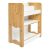 Ραφιέρα Seagull pakoworld φυσικό-λευκό mdf 57x34x70εκ |  Ντουλάπια στο espiti
