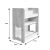 Ραφιέρα Seagull pakoworld λευκό mdf 57x34x70εκ |  Επιπλα στο espiti