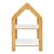 Ραφιέρα Montessori Zoilen pakoworld φυσικό-λευκό-μπλε mdf 50x30x80εκ |  Ντουλάπια στο espiti
