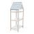 Ραφιέρα Montessori Zoilen I pakoworld λευκό-μπλε mdf 50x30x100εκ |  Ντουλάπια στο espiti