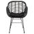 ΠΟΛΥΘΡΟΝΑ ΜΕ ΜΑΞΙΛΑΡΙ ΜΕΤΑΛΛΙΚΗ ALLEGRA HM5450.32 ΜΕ WICKER ΜΑΥΡΟ 58x59x82Υεκ. |  Πολυθρόνες κήπου στο espiti