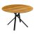 Tραπέζι Cerco pakoworld sonoma mdf και μαύρο μεταλλικό πόδι Φ120x75εκ |  Τραπέζια στο espiti
