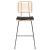 ΣΚΑΜΠΟ ΜΠΑΡ ALLEGRA HM5455.11 ΜΕΤΑΛΛΟ&ΜΑΞΙΛΑΡΙ ΜΑΥΡΟ-WICKER ΜΠΕΖ 56x59x116,5Υεκ. |  Σκαμπώ κήπου στο espiti