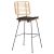 ΣΚΑΜΠΟ ΜΠΑΡ ALLEGRA HM5455.11 ΜΕΤΑΛΛΟ&ΜΑΞΙΛΑΡΙ ΜΑΥΡΟ-WICKER ΜΠΕΖ 56x59x116,5Υεκ. |  Σκαμπώ κήπου στο espiti