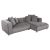 ΚΑΝΑΠΕΣ ΓΩΝΙΑ 3-ΘΕΣΙΟΣ GRACE HM3280.03R ΓΚΡΙ ΥΦΑΣΜΑ 252x105-160x70-90Υεκ. |  Καναπέδες γωνιακοί στο espiti