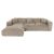 ΚΑΝΑΠΕΣ ΓΩΝΙΑ (ΑΡΙΣΤΕΡΗ) BRICKEN HM3275.01L ΜΠΕΖ ΥΦΑΣΜΑ 110-282x98-160x72Υεκ. |  Καναπέδες γωνιακοί στο espiti