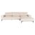 ΚΑΝΑΠΕΣ ΓΩΝΙΑ (ΔΕΞΙΑ) NOA HM3278.01R ΕΚΡΟΥ ΥΦΑΣΜΑ 288x90-157x67-80Υεκ. |  Καναπέδες γωνιακοί στο espiti