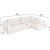 ΚΑΝΑΠΕΣ ΓΩΝΙΑ BRICKEN HM3275.02R ΛΕΥΚΟ ΥΦΑΣΜΑ 110-282x98-160x72Υεκ. |  Καναπέδες γωνιακοί στο espiti