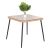 ΤΡΑΠΕΖΙ ΤΕΤΡΑΓΩΝΟ ALLEGRA HM5536.11 ΜΕΤΑΛ.ΜΑΥΡΟ-P.E. RATTAN ΦΥΣΙΚΟ 79,5x79,5x72,5Υεκ |  Τραπέζια κήπου στο espiti