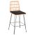 ΣΚΑΜΠΟ ΜΕΣ.ΥΨΟΥΣ ALLEGRA HM5643.11 ΜΕΤΑΛΛΟ&ΜΑΞΙΛΑΡΙ ΜΑΥΡΟ-WICKER ΜΠΕΖ 50x55x103Υεκ. |  Σκαμπώ κήπου στο espiti