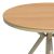 Τραπέζι Hilly pakoworld plywood και αλουμίνιο σε σαμπανιζέ απόχρωση Φ100x75εκ |  Τραπέζια κήπου στο espiti