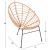 ΠΟΛΥΘΡΟΝΑ ΤΥΠΟΥ ΦΩΛΙΑ ΜΕΤΑΛΛΙΚΗ ALLEGRA HM5458.11 ΜΕ WICKER ΜΠΕΖ 73x78x88Υεκ. |  Πολυθρόνες κήπου στο espiti