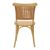 Καρέκλα Karley pakoworld φυσικό ξύλο οξιάς-έδρα φυσικό rattan 48x52x89εκ |  Καρέκλες στο espiti