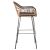 ΣΚΑΜΠΟ ΜΠΑΡ ALLEGRA HM5690.11 ΜΕΤΑΛΛΟ&ΜΑΞΙΛΑΡΙ ΜΑΥΡΟ-WICKER ΜΠΕΖ 55x54x108Υεκ. |  Σκαμπώ κήπου στο espiti