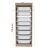 ΣΥΡΤΑΡΙΕΡΑ SANI HM18201.03 ΜΕΛΑΜΙΝΗ SONAMA-ΛΕΥΚΑ ΣΥΡΤΑΡΙΑ P.E. 45,5x29,6x118,5Υεκ |  Συρταριέρες -Κονσόλες στο espiti