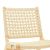 Πολυθρόνα Polisin pakoworld σχοινί-rubberwood σε φυσική απόχρωση 55x80x77εκ |  Καρέκλες στο espiti