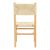 Καρέκλα Oarvine pakoworld φυσικό rubberwood-φυσικό σχοινί 46x52x88εκ |  Καρέκλες στο espiti