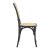 Καρέκλα στοιβαζόμενη Zozele pakoworld φυσικό rattan pe-μαύρο toon wood 45x51x88εκ |  Καρέκλες στο espiti