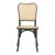 Καρέκλα στοιβαζόμενη Zozele pakoworld φυσικό rattan pe-μαύρο toon wood 45x51x88εκ |  Καρέκλες στο espiti