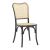 Καρέκλα στοιβαζόμενη Zozele pakoworld φυσικό rattan pe-μαύρο toon wood 45x51x88εκ |  Καρέκλες στο espiti