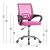ΚΑΡΕΚΛΑ ΓΡΑΦΕΙΟΥ BRISTONE HM1058.35 ΡΟΖ MESH- ΠΟΔΙ ΧΡΩΜΙΟΥ-ΜΑΥΡΑ ΜΠΡΑΤΣΑ 60x51x95Υεκ |  Καρέκλες γραφείου στο espiti
