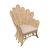 Πολυθρόνα Fragia Inart με μπεζ μαξιλάρι-φυσικό rattan 103x90x120εκ |  Πολυθρόνες σαλονιού στο espiti