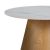Βοηθητικό τραπέζι Soleire Inart λευκό μαρμάρου sintered stone Φ50x46εκ |  Τραπεζάκια σαλονιού στο espiti