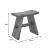 Σκαμπό Shogun pakoworld teak ξύλο σε φυσική απόχρωση 46x28x46εκ |  Σκαμπώ στο espiti